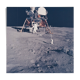 Superb historical chromogenic photograph from 1969 1st step on the moon.