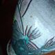 Ceramic vase signed Accolay zoomorphic fish decoration