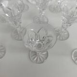 Saint Louis crystal liqueur service, Camargue model, 1970s.