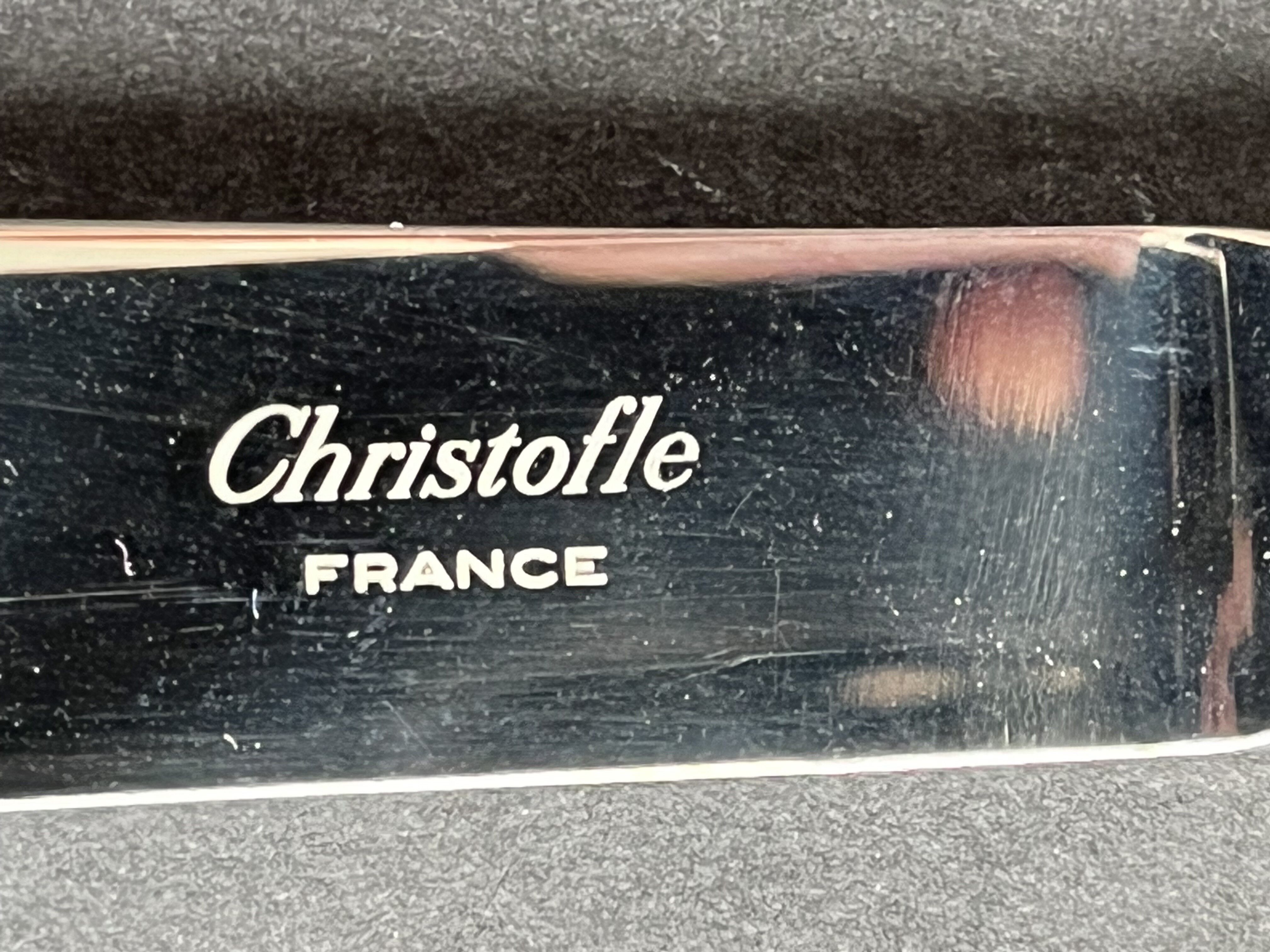 Housewife Christofle in silver metal model uniplate