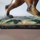 Ancient sculpture of a roaring lion – A. Biacioni Tours, n°108