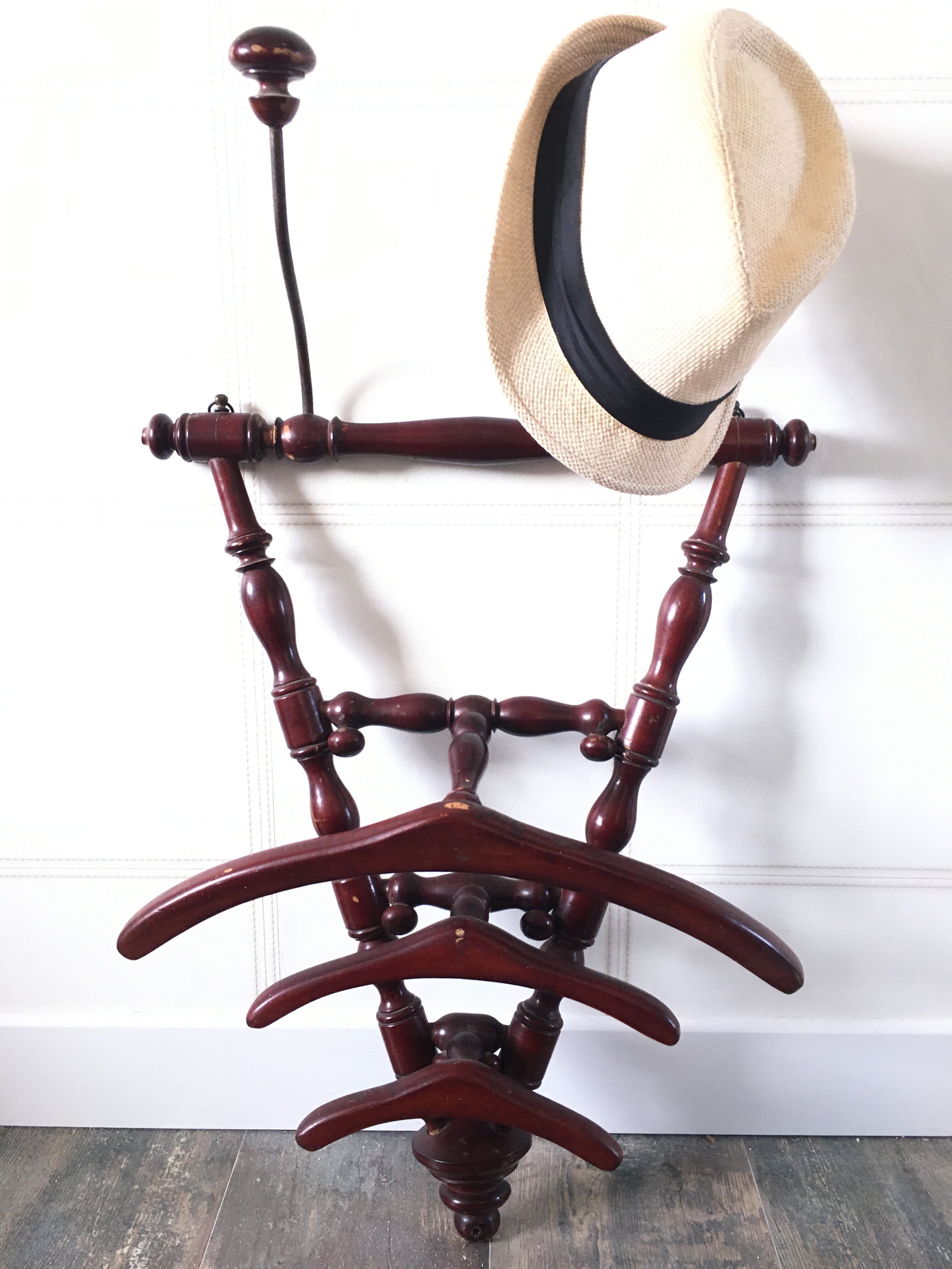 Vintage wall coatrack