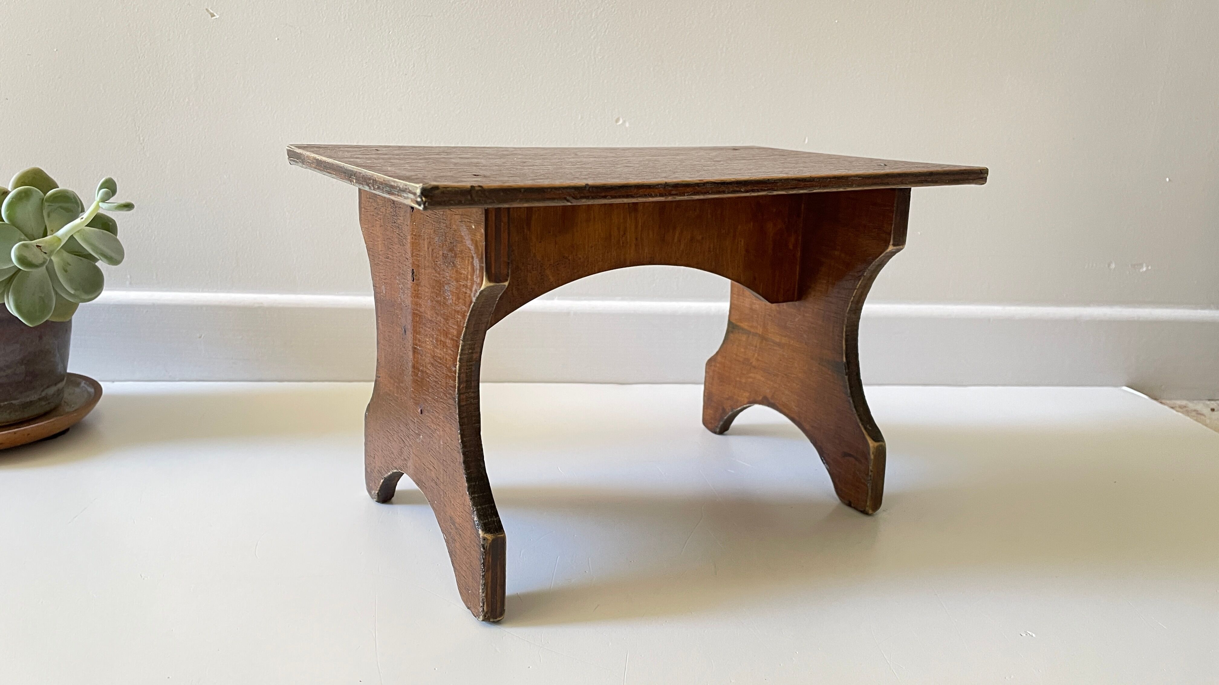 Vintage wooden stool