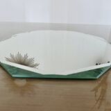 Beveled octagonal mirror from the 40s and 50s