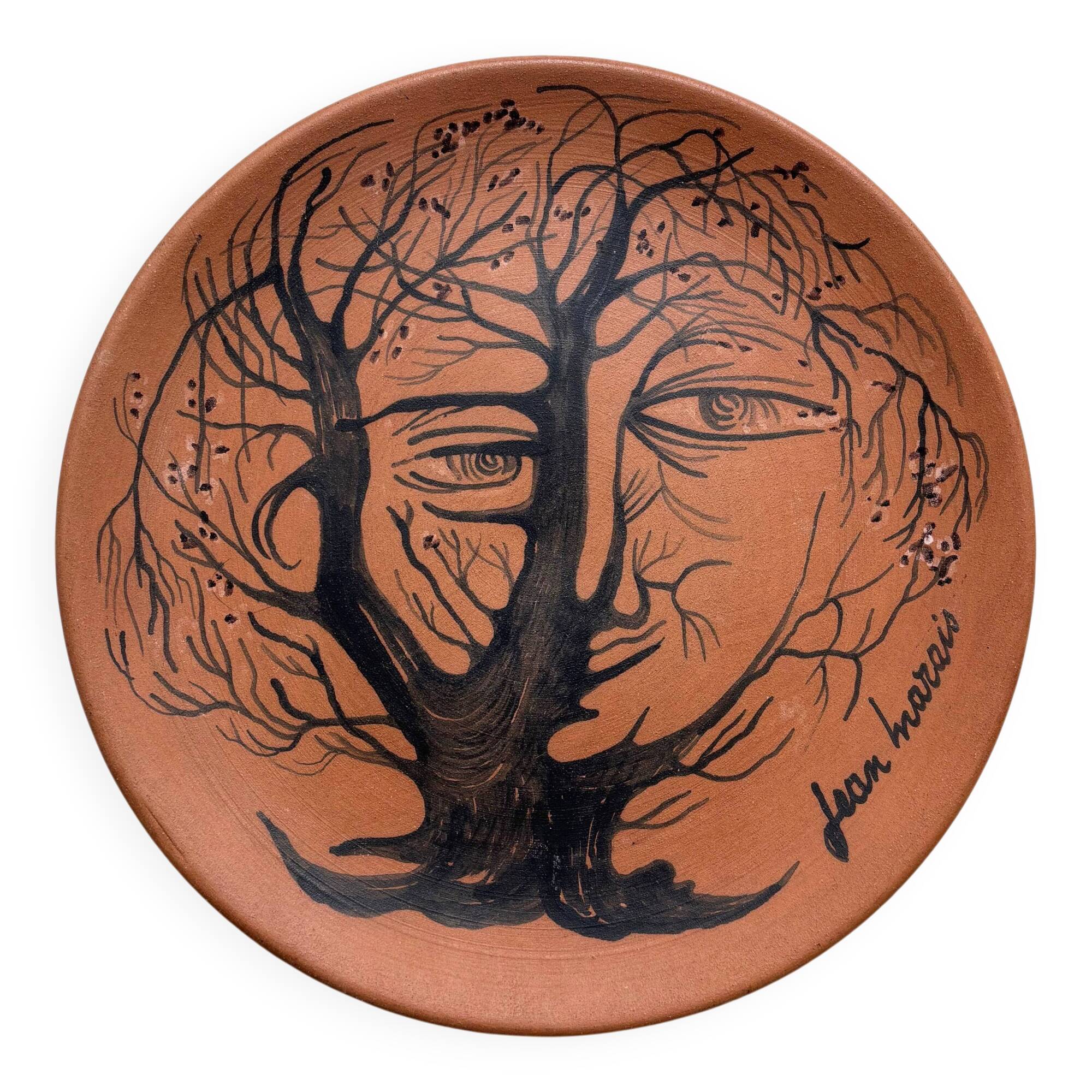 Terracotta ceramics by Jean Marais, 1960s