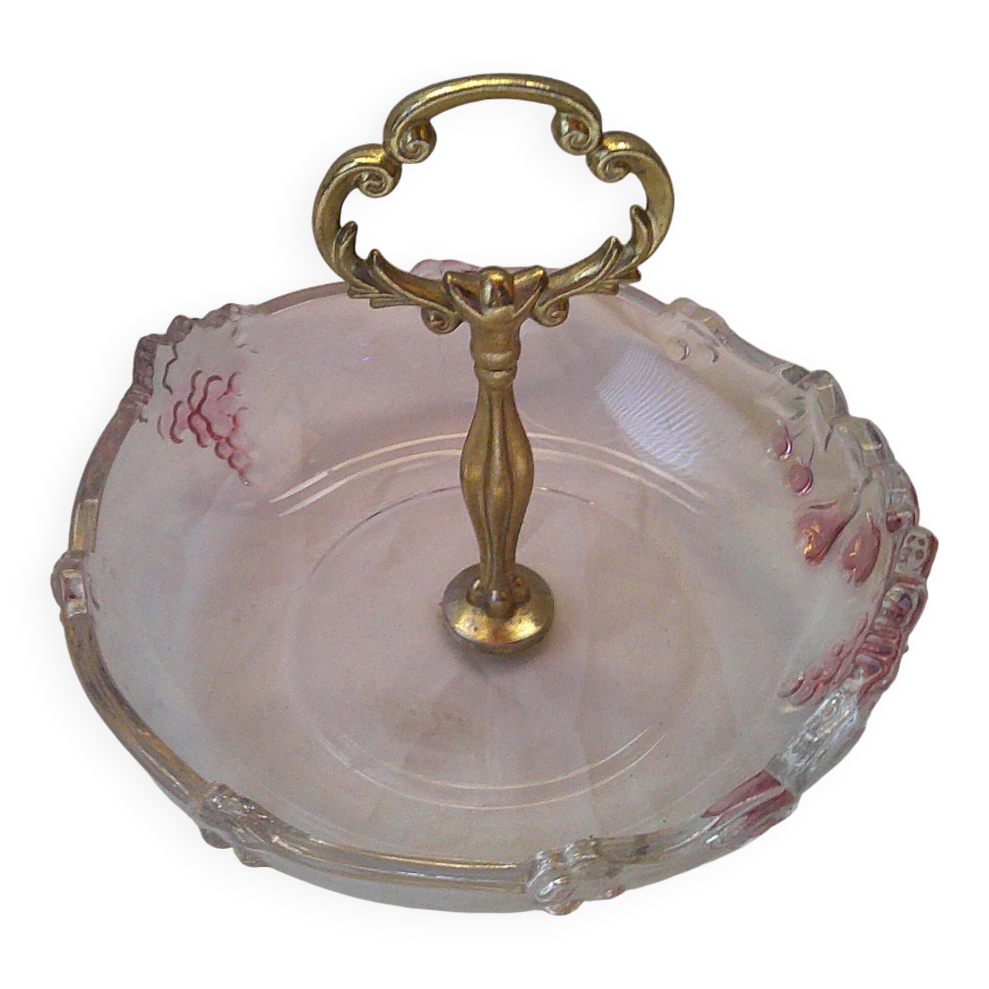 Glass cake stand