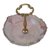 Serviteur à gâteau en verre