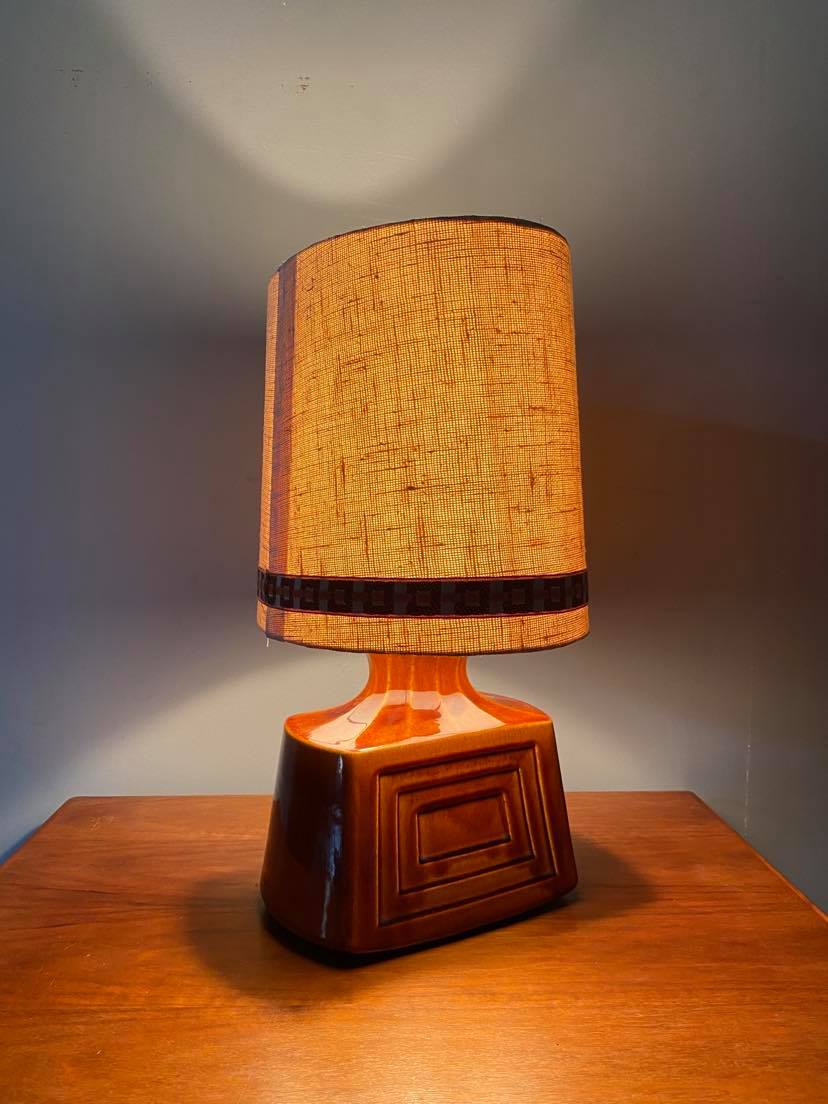 Ceramic table lamp germany lamp glazed ceramic, 60