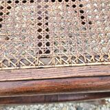 Cross-footed cane stool