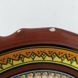 Coupe à fruits Henriot Quimper à motif floral stylisé