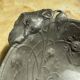 Art Nouveau dish with poppy motifs in pewter