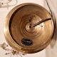 Gilded bronze and painted tin bouillotte lamp