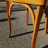 Series of 3 chairs bistrot bauhmann - vintage