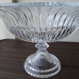 Stemmed glass bowl