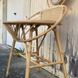 Anne bamboo dressing table vintage, 1960s