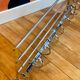 Vintage train wall coat rack 1930 brass