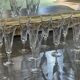 Series of 11 Sèvres crystal wine glasses Niagara model of the 1950s