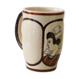 Chope Henriot Quimper, vintage pottery