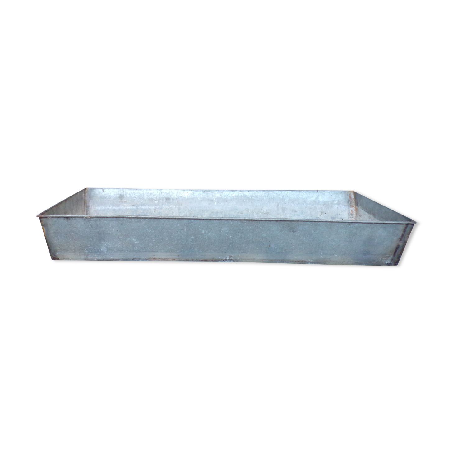 Old zinc feeder 36X78cm