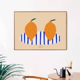 Twin lemons - Wall poster 40x30cm