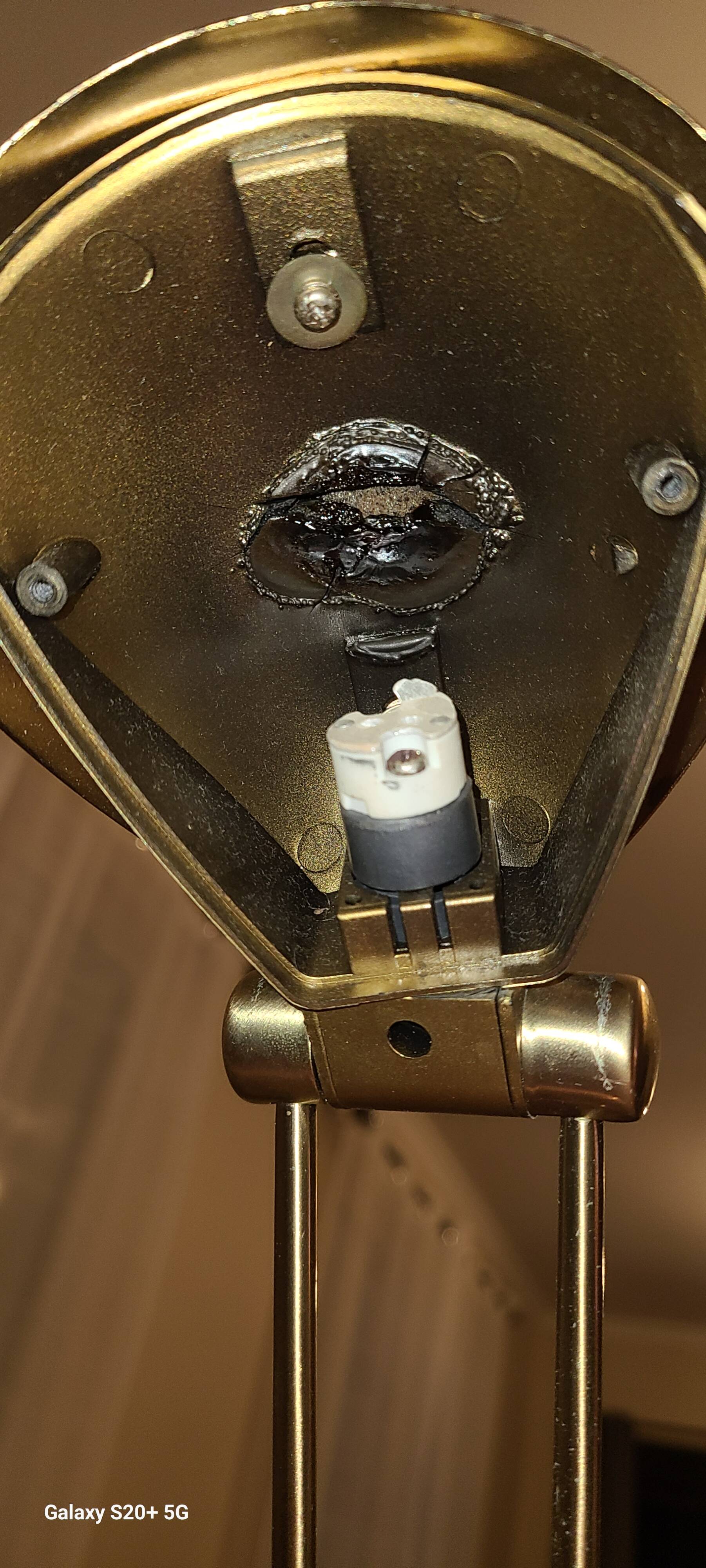 Pair of vintage desk lamps.