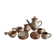 Vintage tea or coffee service of 60 years in stoneware