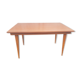 Dining table, formica, wooden feet, 50