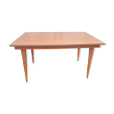 Dining table, formica, wooden feet, 50