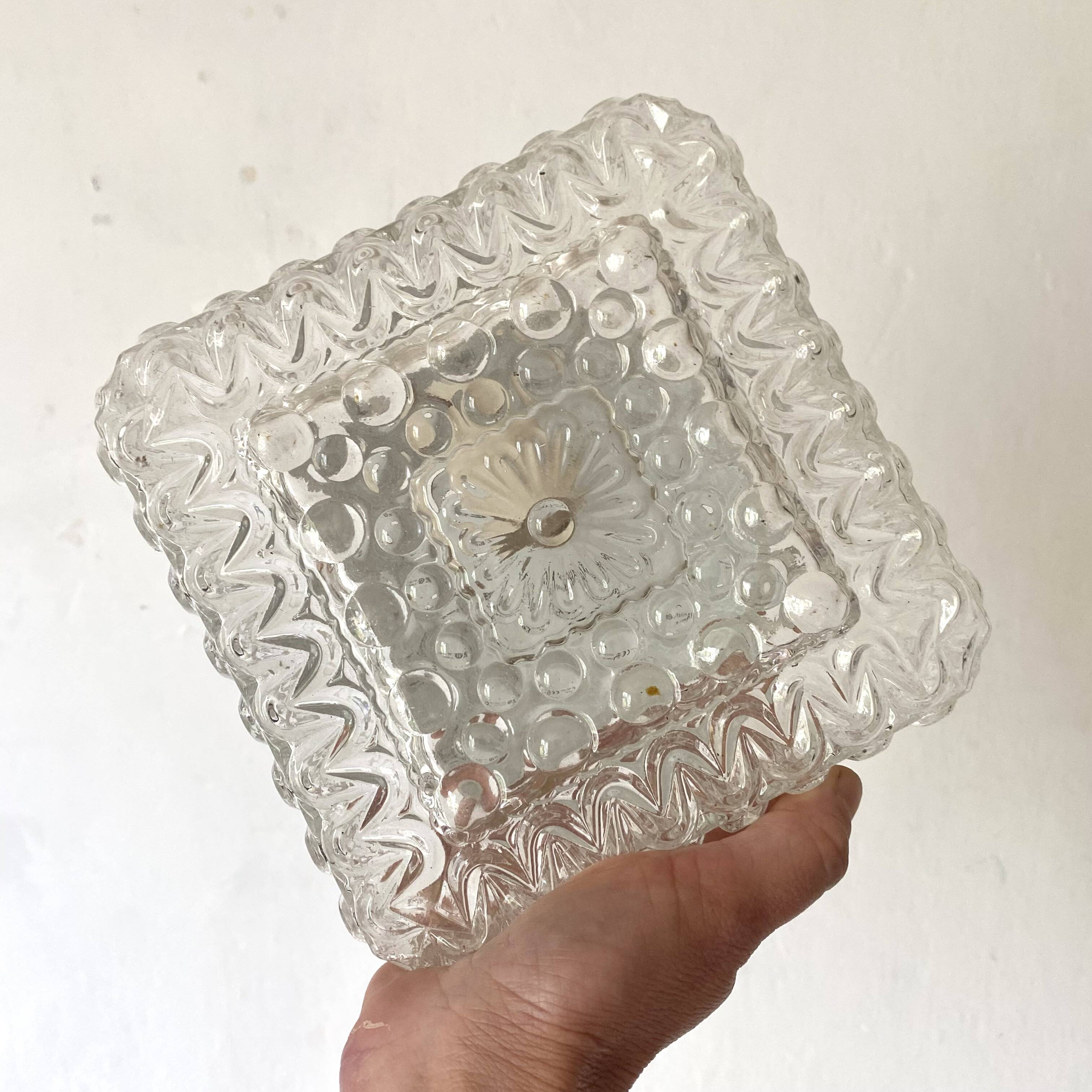 Square vintage ceiling light