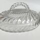 SV glass butter dish