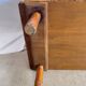 Commode  vintage en rotin et cannage
