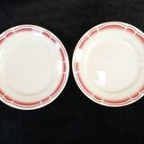 11 flat plates badonviller red no digoin