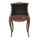 Belly bedside table with Louis XV style walnut mirror early 20th century 1920.