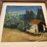 Trio of small signed paintings