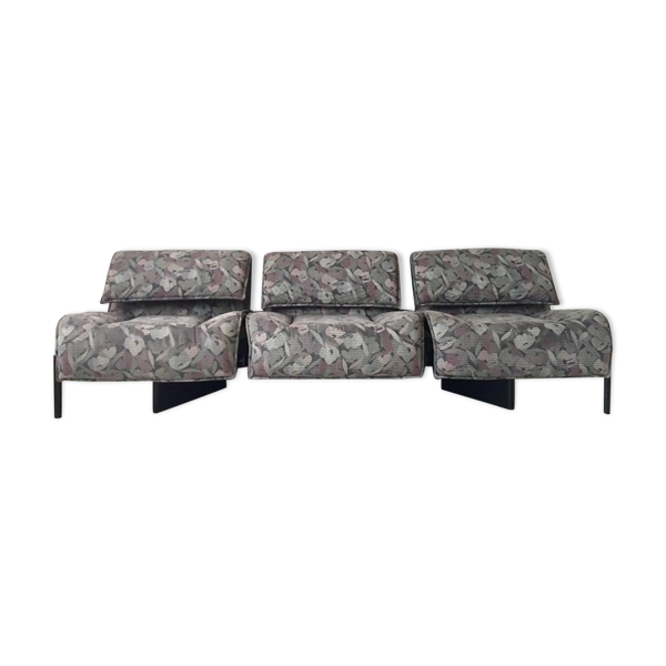 Pastel sofa Vico Magistretti model Veranda for Cassina 1980 s