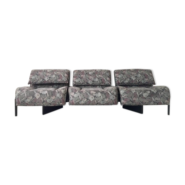 Pastel sofa Vico Magistretti model Veranda for Cassina 1980 s