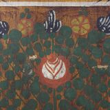 Folk art painted bridal armoire