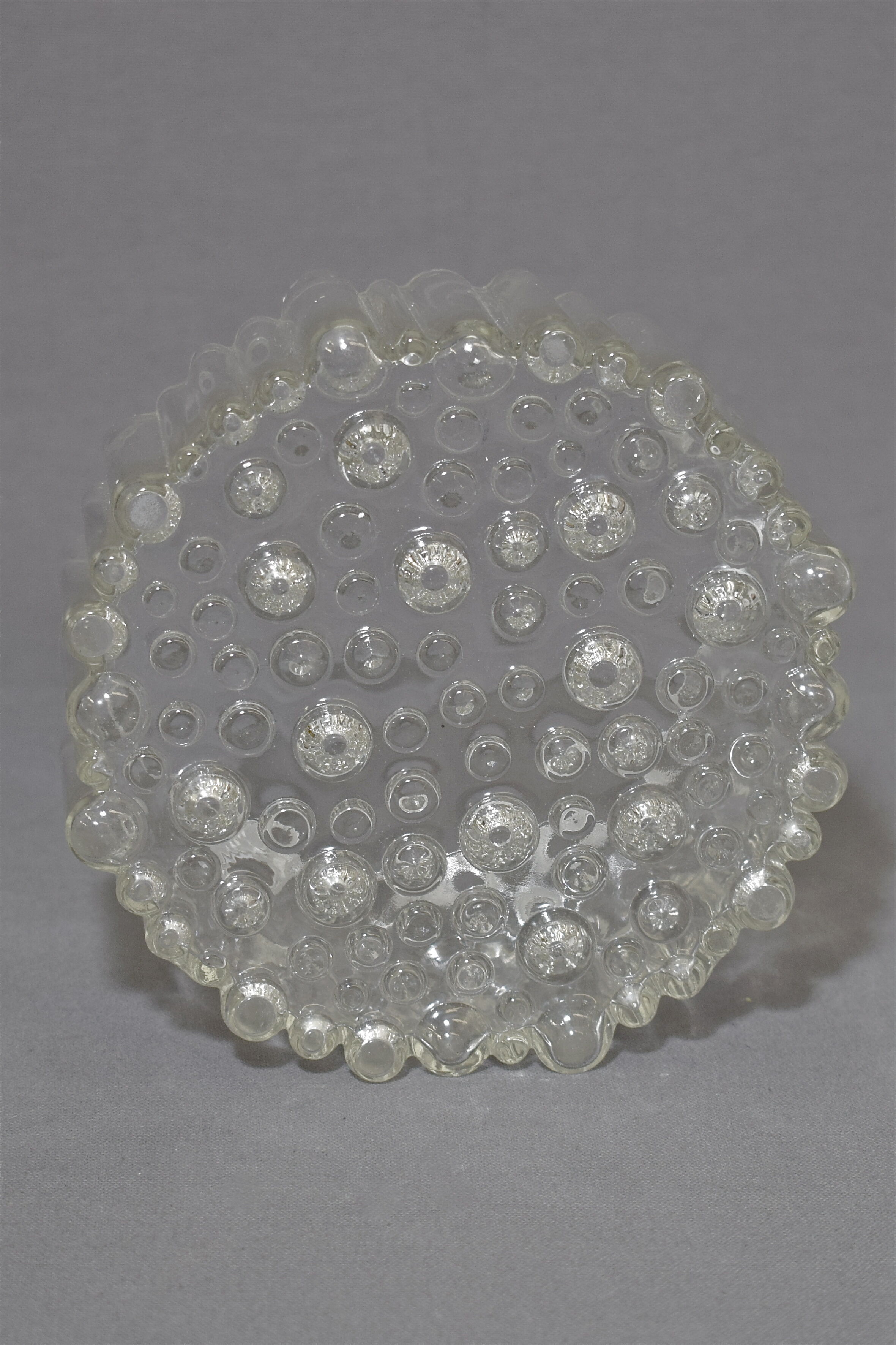 Lustre waterfall 3 glass and chrome suspensions