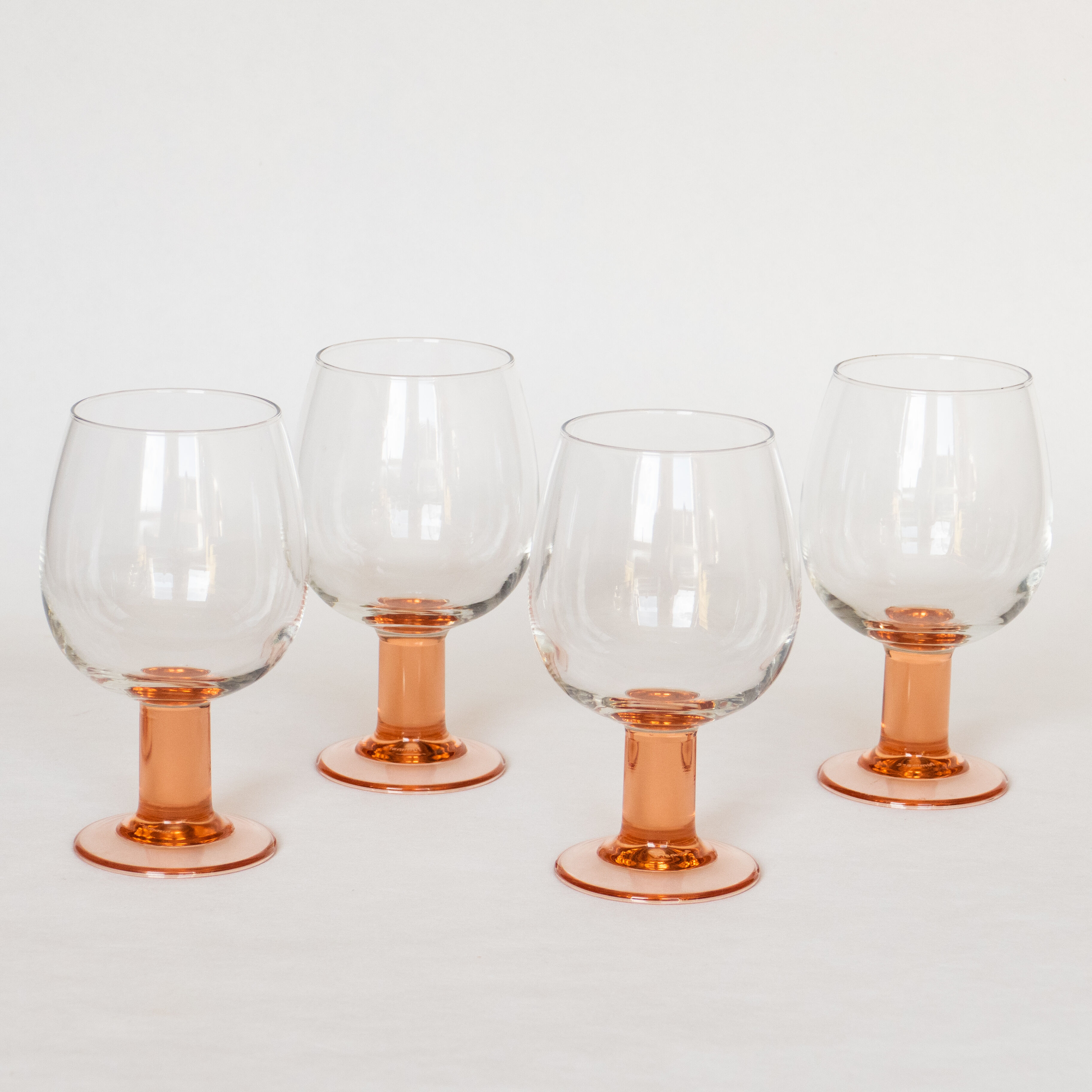 4 large Luminarc glasses France "Scandia" 1980