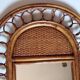 Miroir bambou vintage 35x55cm