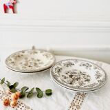 Lot de 4 assiettes creuses anciennes Gustafsberg Asiatic Phaesants