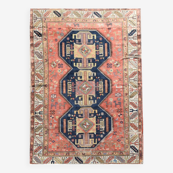 Tapis d'Orient Caucasien Kazakh Ancien : 2.15 X 1.40 M