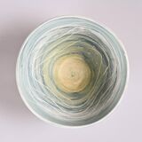 White glazed ceramic cup by Marie Madeleine Jolly, France, circa 1960.