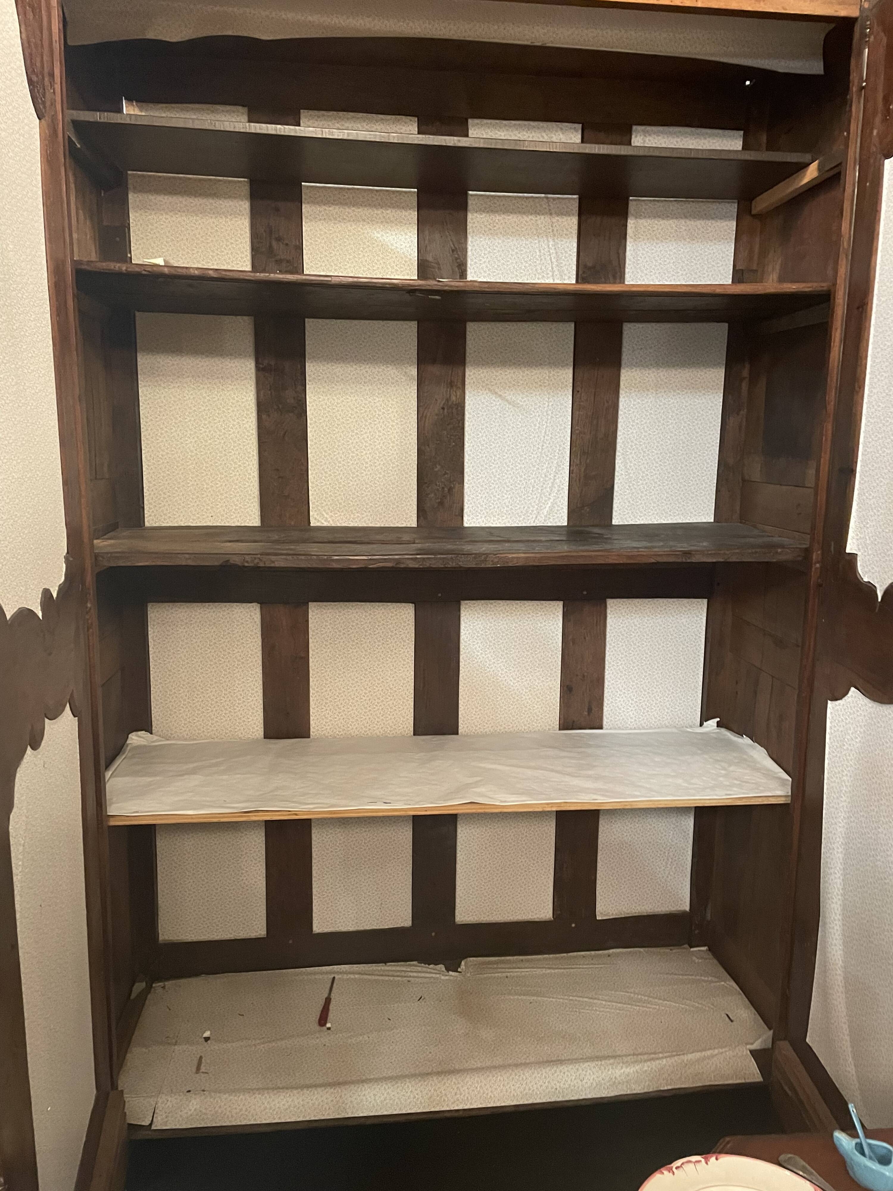 Louis XV walnut cabinet