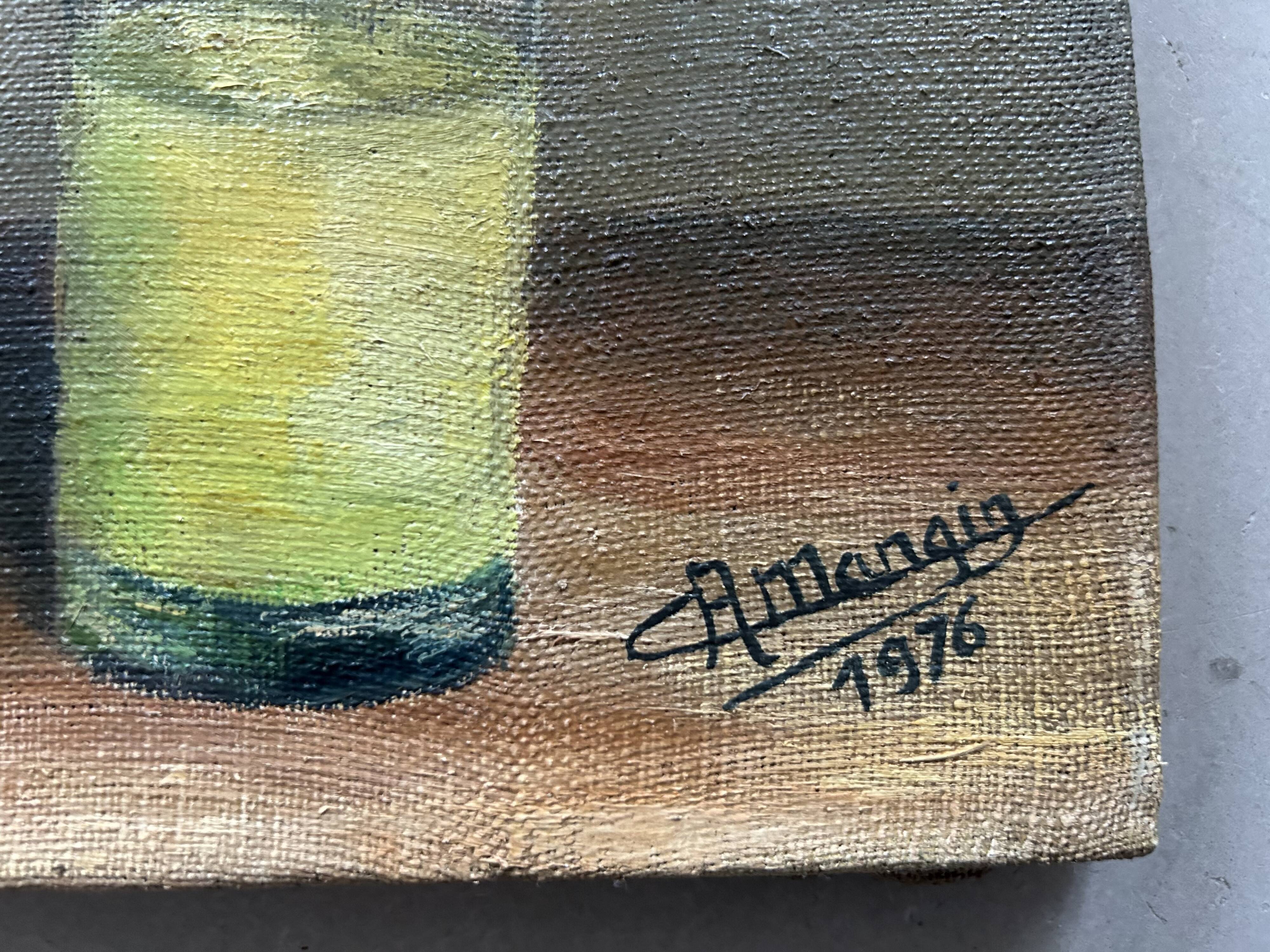 Old still life signed A. Mangin