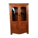 Ancienne vitrine bibliothèque art déco en teck birman