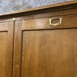 Parisian cabinet vintage solid oak