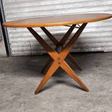 Vintage Scandinavian extendable teak table from the 1970s.
