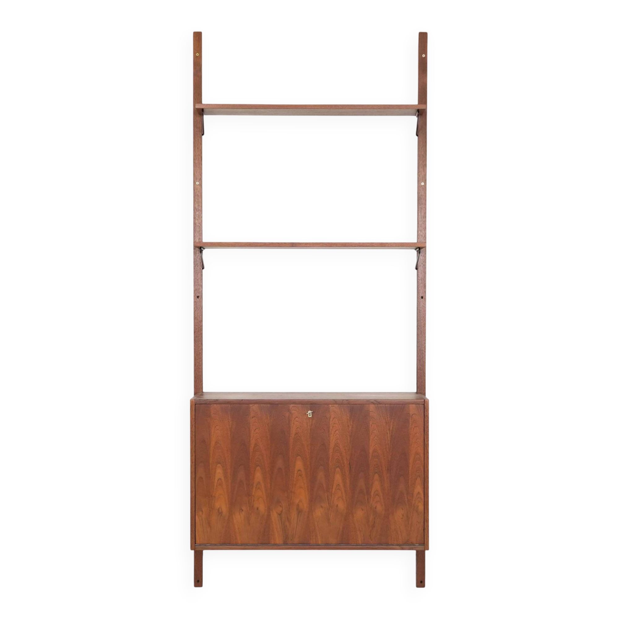 Teak shelving unit, Danish design, 1960s, made in Denmark