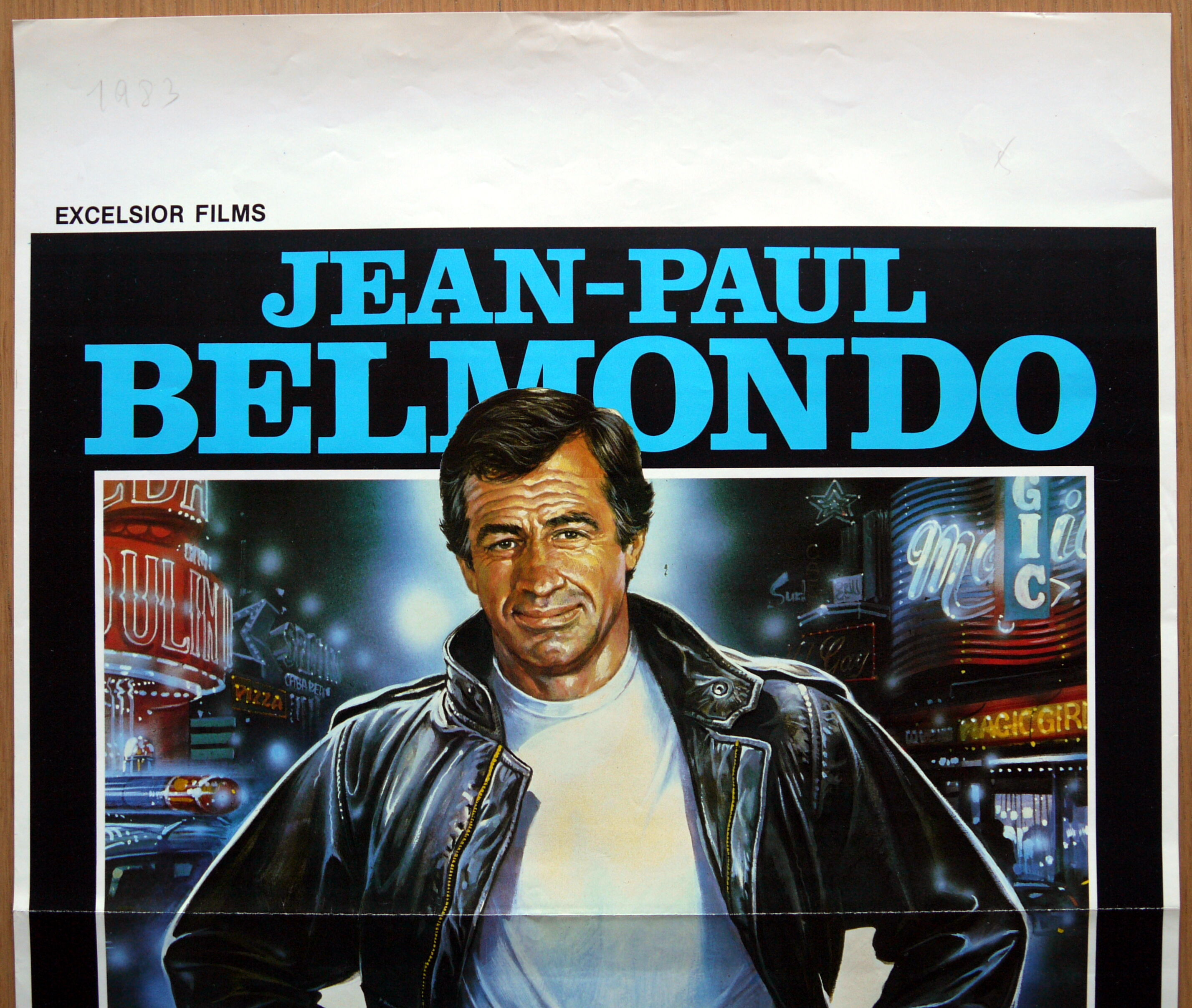 Original cinema poster "le marginal" jean-paul belmondo